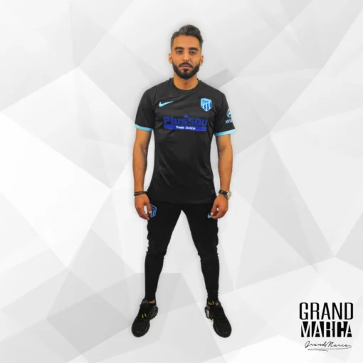 Ensemble Adidas de l’Équipe d’Atlético de Madrid Noir – Image 2
